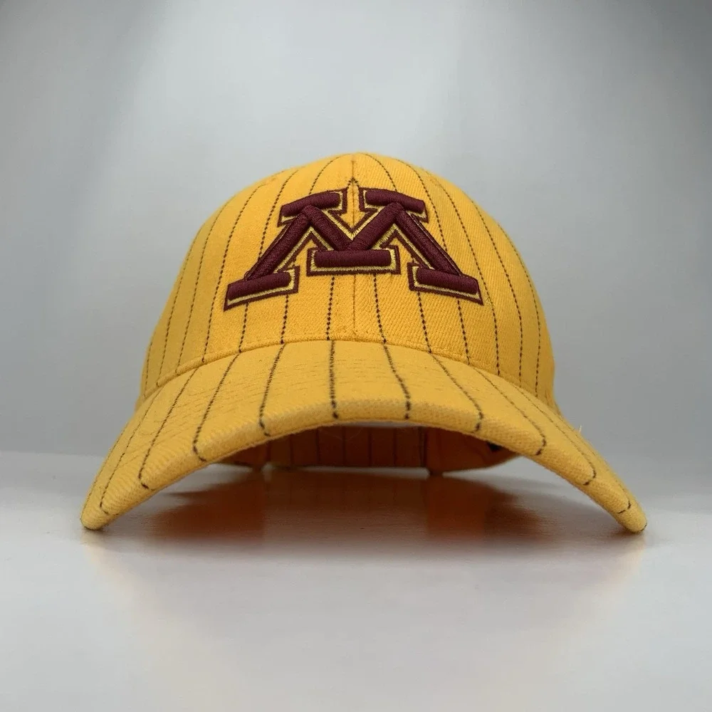 Minnesota Golden Gophers Hat Striped Adjustable Baseball Cap TOW